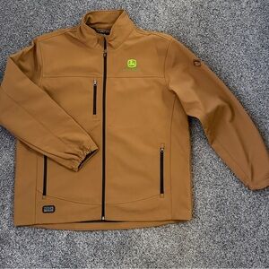 John Deere Men's Tan Performance Jacket